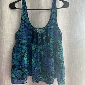 Free People Floral Top